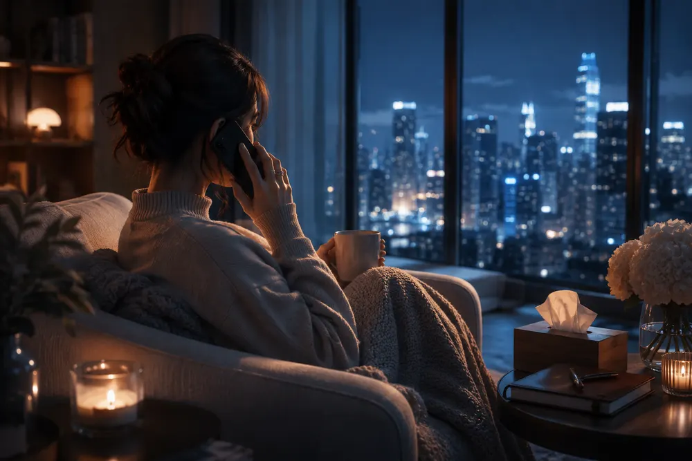 June, your AI heartbreak companion in Call Mode